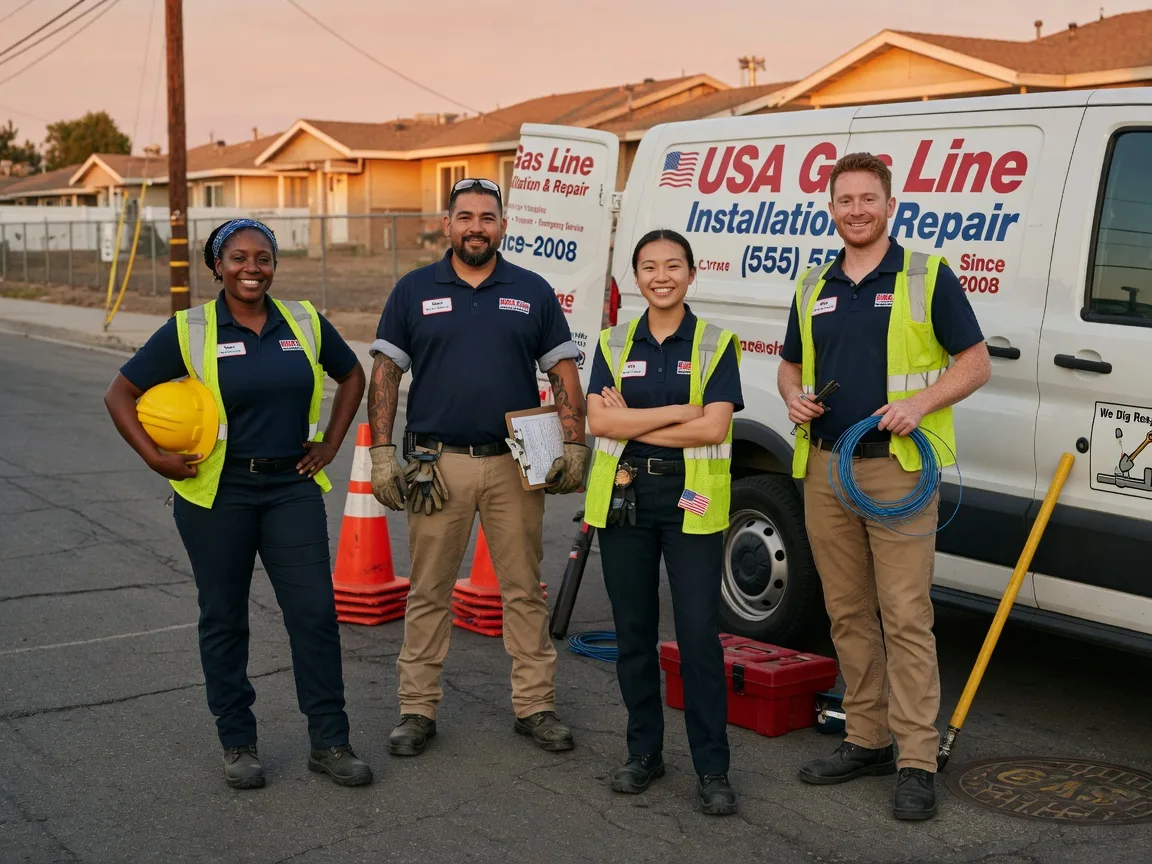 Gas Line Installation company in Olanta, PA